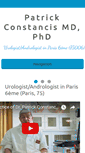 Mobile Screenshot of dr-constancis-urologist-andrologist.fr